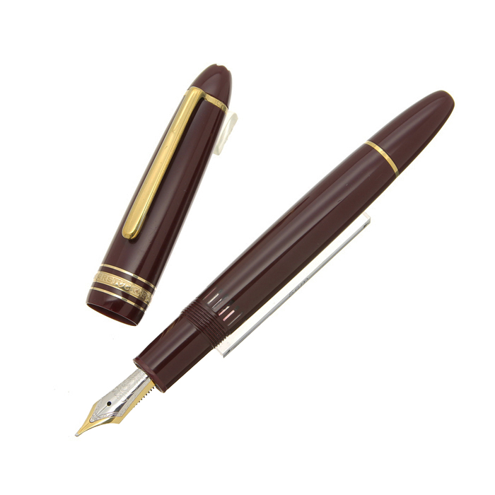 MONTBLANC 万年筆 ボルドー - yanbunh.com